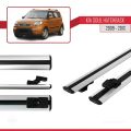 Kia Soul (AM) HB 2009-2013 Arası ile Uyumlu BASIC Model Ara Atkı Tavan Barı Gri 2 Adet