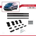 Toyota Sienna (XL10) 1998-2003 Arası ile Uyumlu BASIC Model Ara Atkı Tavan Barı Siyah 2 Adet