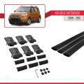 Kia Soul (AM) HB 2009-2013 Arası ile Uyumlu FLY Model Ara Atkı Tavan Barı Siyah 3 Adet