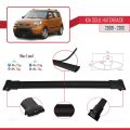 Kia Soul (AM) HB 2009-2013 Arası ile Uyumlu FLY Model Ara Atkı Tavan Barı Siyah 3 Adet