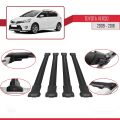 Toyota Verso (AR20) 2009-2018 Arası ile Uyumlu FLY Model Ara Atkı Tavan Barı Siyah 4 Adet