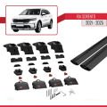 Kia Sorento 4 (MQ4) 2021 ve Sonrası ile Uyumlu ACE-2 Ara Atkı Tavan Barı Siyah 2 Adet