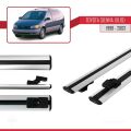 Toyota Sienna (XL10) 1998-2003 Arası ile Uyumlu BASIC Model Ara Atkı Tavan Barı Gri 2 Adet