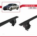 Lexus IS 3 (XE30) 2014 ve Sonrası ile Uyumlu ACE-4 Ara Atkı Tavan Barı Siyah 2 Adet
