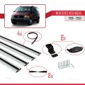 Mercedes Vito (W638) 1996-2003 Arası ile Uyumlu BASIC Model Ara Atkı Tavan Barı Gri 4 Adet