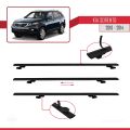 Kia Sorento 2 (XM) 2010-2014 Arası ile Uyumlu BASIC Model Ara Atkı Tavan Barı Siyah 2 Adet