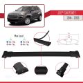 Jeep Cherokee 5 (KL) 2014-2023 Arası ile Uyumlu FLY Model Ara Atkı Tavan Barı Siyah 2 Adet