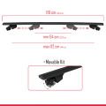 Vauxhall Insignia (G09) ST 2009-2017 Arası ile Uyumlu HOOK Model Ara Atkı Tavan Barı Siyah 2 Adet