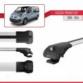 Nissan Primastar 2001-2014 Arası ile Uyumlu ACE-1 Ara Atkı Tavan Barı Gri 3 Adet