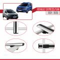 Renault Express 2021 ve Sonrası ile Uyumlu BASIC Model Ara Atkı Tavan Barı Gri 4 Adet