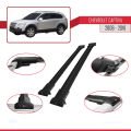 Chevrolet Captiva 2006-2010 Arası ile Uyumlu FLY Model Ara Atkı Tavan Barı Siyah 2 Adet