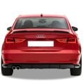 Audi A3  Uyumlu Yedek Parça Sedan Yarasa Kanat Spoiler Boyalı