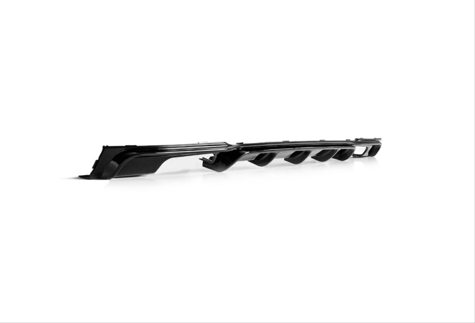 Bmw 3 Serisi F30 2012-2018 M Difüzör Çift Çıkış Kalın - Piano Black