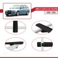 BMW 3 Serisi (E46) Touring 1999-2005 Arası ile Uyumlu BASIC Model Ara Atkı Tavan Barı Siyah 2 Adet