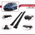 Volkswagen Golf 7 (5G) Variant 2013-2019 Arası ile Uyumlu FLY Model Ara Atkı Tavan Barı Siyah 2 Adet