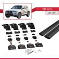 BMW X3 (F25) 2011-2017 Arası ile Uyumlu ACE-2 Ara Atkı Tavan Barı Siyah 2 Adet