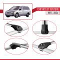 Chevrolet Venture 1997-2004 Arası ile Uyumlu ACE-1 Ara Atkı Tavan Barı Gri 2 Adet