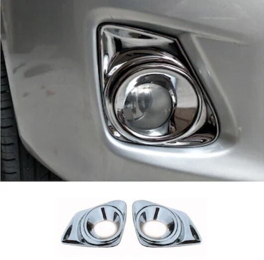Toyota Corolla 2010-2012 Uyumlu Yedek Parça Sis Farı Çerçevesi 2 Parça Krom