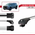 Chevrolet Traverse 2018-2024 Arası ile Uyumlu ACE-1 Ara Atkı Tavan Barı Gri 2 Adet