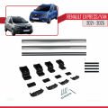 Renault Express 2021 ve Sonrası ile Uyumlu BASIC Model Ara Atkı Tavan Barı Gri 2 Adet