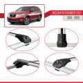 Nissan Pathfinder 4 (R52) 2013-2020 Arası ile Uyumlu ACE-1 Ara Atkı Tavan Barı Gri 3 Adet