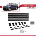 Holden Frontera 2 1999-2004 Arası ile Uyumlu BASIC Model Ara Atkı Tavan Barı Siyah 3 Adet