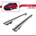 Ford S-Max 2 (CD539) 2015-2023 Arası ile Uyumlu HOOK Model Ara Atkı Tavan Barı Gri 2 Adet