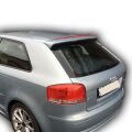 Audi A3 HB 2006 - 2012  Uyumlu Yedek Parça Tek Kapı Spoiler Boyalı