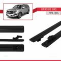 Kia Mohave 2 (HM2) 2020-2024 Arası ile Uyumlu BASIC Model Ara Atkı Tavan Barı Siyah 2 Adet