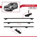 Kia Mohave 2 (HM2) 2020-2024 Arası ile Uyumlu BASIC Model Ara Atkı Tavan Barı Siyah 2 Adet