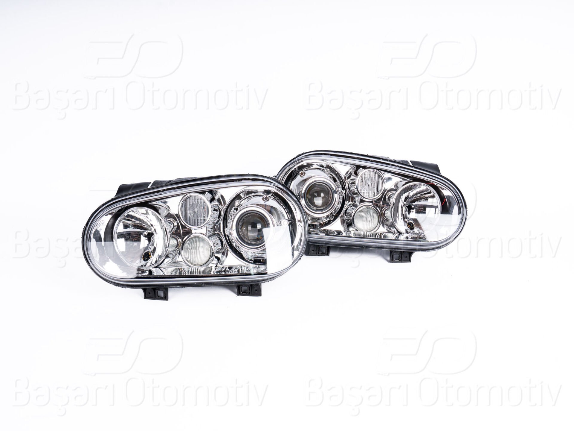 Volkswagen Golf 4 R32 1998-2003 Far Seti Sol Sağ Mercekli Krom Tak/Çalıştır