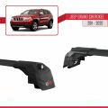 Jeep Grand Cherokee 4 (WK2) 2011-2020 Arası ile Uyumlu ACE-2 Ara Atkı Tavan Barı Siyah 2 Adet