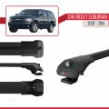 Chevrolet Suburban  2007-2014 Arası ile Uyumlu ACE-1 Ara Atkı Tavan Barı Siyah 2 Adet