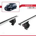 Peugeot 107 2005-2014 Arası ile Uyumlu ACE-4 Ara Atkı Tavan Barı Gri 2 Adet