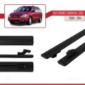 Kia Grand Carnival 2 (VQ) 2006-2014 Arası ile Uyumlu BASIC Model Ara Atkı Tavan Barı Siyah 2 Adet