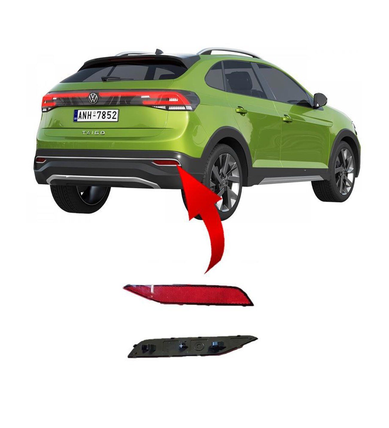 Tampon Braketi Arka Sağ Vw Taıgo 21  Sonrası