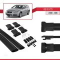 Volvo V70 III 2008-2016 Arası ile Uyumlu FLY Model Ara Atkı Tavan Barı Siyah 2 Adet