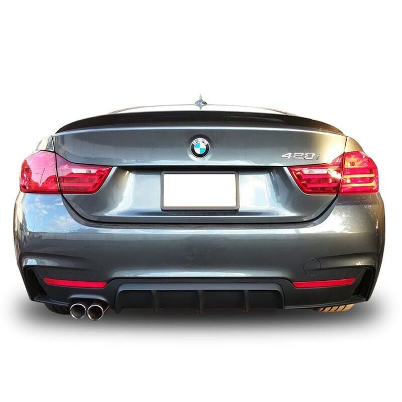 Bmw F32 - F33 - F36 4 Serisi 2013-2020 Uyumlu Yedek Parça M Performance Difüzör (Sol Tek) Plastik Boyasız