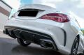 Mercedes W117 Cla 45 Uyumlu Difüzör & Egzoz Seti 13-15 Siyah Egzoz İle