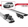 Volkswagen Touran 2 (5T) 2015 ve Sonrası ile Uyumlu HOOK Model Ara Atkı Tavan Barı Gri 2 Adet