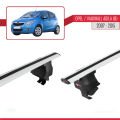 Opel/Vauxhall Agila (B) 2007-2015 Arası ile Uyumlu ACE-4 Ara Atkı Tavan Barı Gri 2 Adet