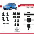 Opel/Vauxhall Agila (B) 2007-2015 Arası ile Uyumlu ACE-4 Ara Atkı Tavan Barı Gri 2 Adet