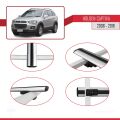 Holden Captiva 2006-2018 Arası ile Uyumlu BASIC Model Ara Atkı Tavan Barı Gri 3 Adet