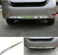 Toyota Corolla 2013-2018 Uyumlu Yedek Parça Uyumlu Yedek Parça Arka Tampon Koruma Krom