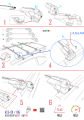 Hyundai Santa Fe (SM) 2001-2006 Arası ile Uyumlu ACE-1 Ara Atkı Tavan Barı Siyah 3 Adet