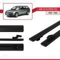 A6 (C5) Allroad 1999-2005 Arası ile Uyumlu BASIC Model Ara Atkı Tavan Barı Siyah 2 Adet