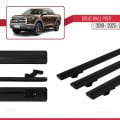 Great Wall Poer 2019 ve Sonrası ile Uyumlu BASIC Model Ara Atkı Tavan Barı Siyah 3 Adet