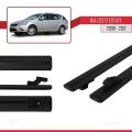 Kia Ceed (ED) SW Post-Facelift 2009-2012 Arası ile Uyumlu BASIC Model Ara Atkı Tavan Barı Siyah 2 Adet