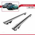 Volkswagen Tiguan 2 (AD1) 2016-2023 Arası ile Uyumlu HOOK Model Ara Atkı Tavan Barı Gri 2 Adet