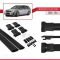 Mercedes C Class 3 (S204) 2008-2014 Arası ile Uyumlu FLY Model Ara Atkı Tavan Barı Siyah 2 Adet
